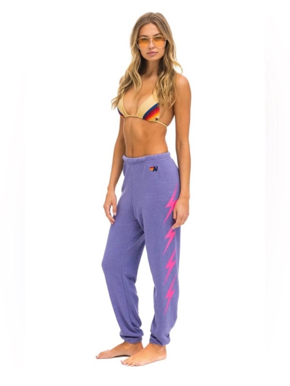 AVIATOR NATION BOLT 4  LIGHTNING BOLT - LAVENDER